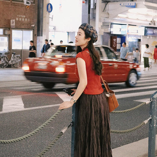 【预售5天】文艺菱格羊毛针织衫，超百搭，早秋必备 商品图6