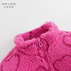 马克珍妮秋冬新款 女童爱心仿羊羔毛立领夹棉外套231351 商品缩略图3