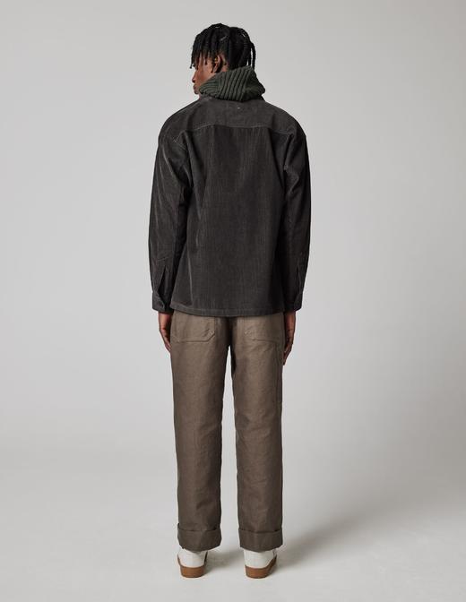 MHL  男士森林绿/铅灰色灯芯绒衬衫 商品图8