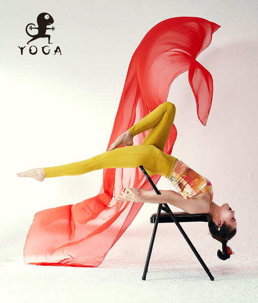 壁虎瑜伽【2309PJ257】红色丝巾【5天发货】 商品图4