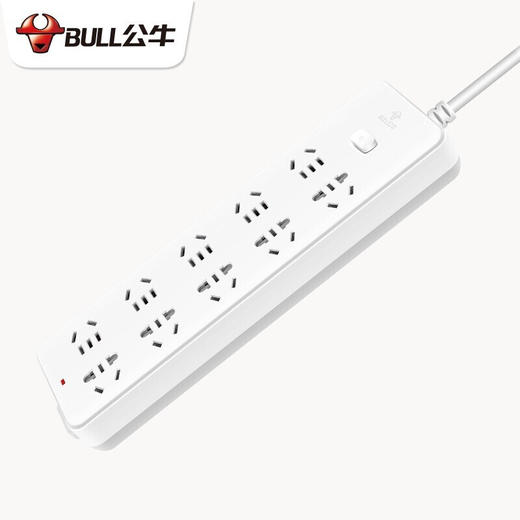 【DZ】公牛BULL新国标插座/插线板/插排10位总控5米GN-218 商品图4