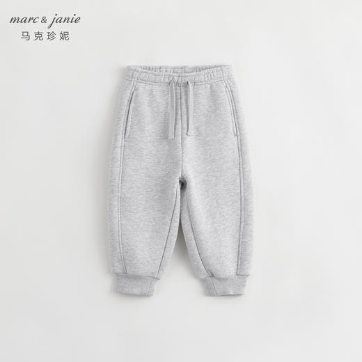 【加绒】马克珍妮男童保暖运动裤儿童户外风冬装束脚裤卫裤231661 商品图1