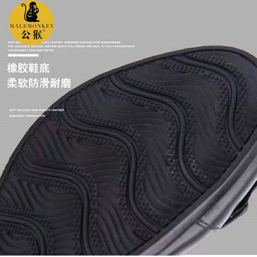 DD-公猴处理牛皮女鞋软底妈妈鞋休闲鞋女士皮鞋防滑鞋子 商品图8