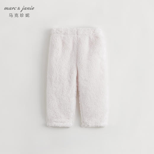 马克珍妮冬装新款 男女童双面舒棉绒宽松裤子家居服222005 商品图2