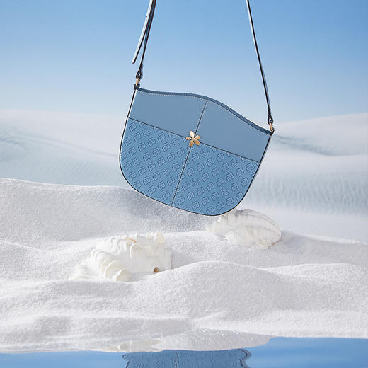 保兰德PLD东方雅奢新款兰花徽章系列单肩斜挎包通勤必备女包 商品图2