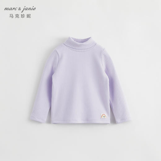 【德绒发热】马克珍妮女童半高领打底衫冬装 儿童长袖T恤231276 商品图2
