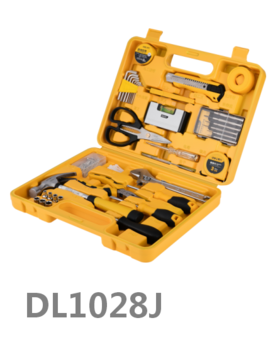 【JL】得力 deli 28件套工具套装(黄)(1/-/10) DL1028J