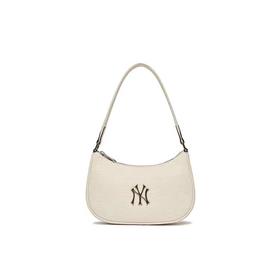 MLB 复古老花皮质腋下包