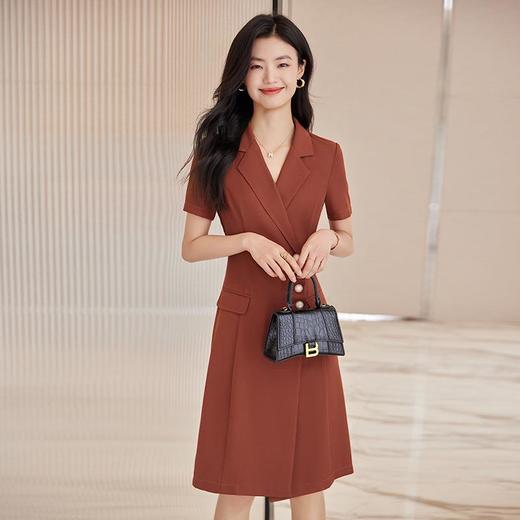 娜璐多 2023娜璐多夏季新款西装连衣裙女洋气漂亮显瘦气质修身高端A字裙 商品图0