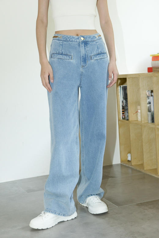 牛仔直筒裤 商品图1