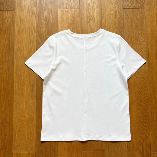 row极简风｜品质高克重茧棉基础百搭色圆领短袖T【包邮+三天无理由退huan 商品图7