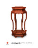红桥红  家具严选  缅甸花梨（大果紫檀）  【故宫款六足如意带托尼 花架】 商品缩略图0