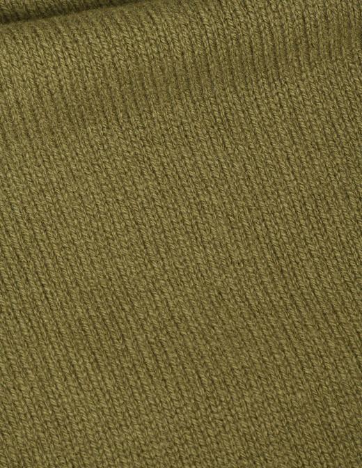 Margaret Howell  男士橄榄绿/炭灰色羊羔毛开衫 商品图7