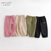 马克珍妮男童女童宽松百搭束脚裤运动裤 儿童秋冬新款裤子232053 商品缩略图0