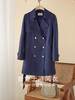 【专属特惠】熙世界高级感风衣外套女中长款气质收腰系带英伦风大衣2025年秋装 商品缩略图2