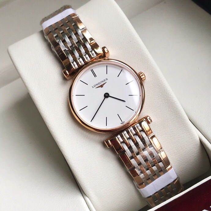 浪琴嘉岚‎系列‎休闲时尚女士石英原单表-真正一表一码