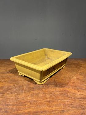 紫砂刻山水纹长方型花盆，顺丰包邮