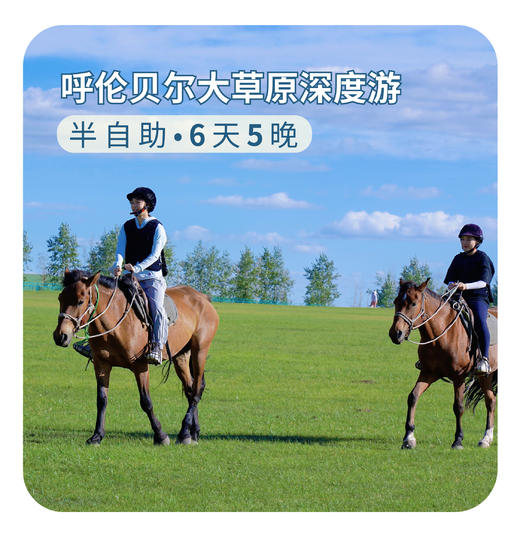 【半自助深度游】 6天5晚深度体验大草原，适合全年龄段，定金专拍 商品图0