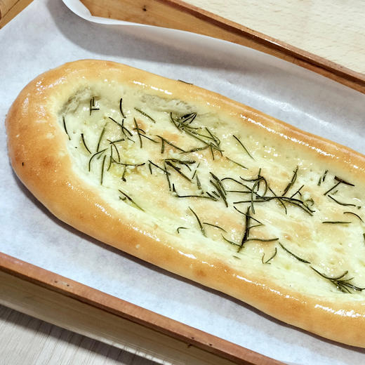 驴家蒜味迷迭香薄脆披萨 商品图0