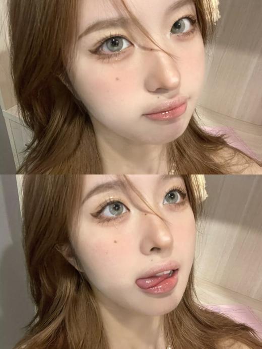 loveiikira 烟雨灰 14.2 半年抛两片装 abu实拍试色 商品图3