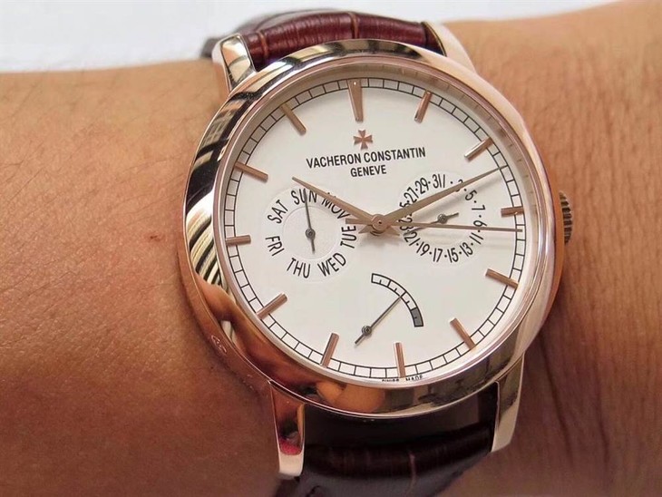 AI厂江诗丹顿传袭系列85290动能星期日历型复刻表评测