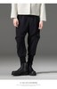 PINLI品立春装新品黑色小脚裤子束脚男士休闲长裤B233117017 商品缩略图0