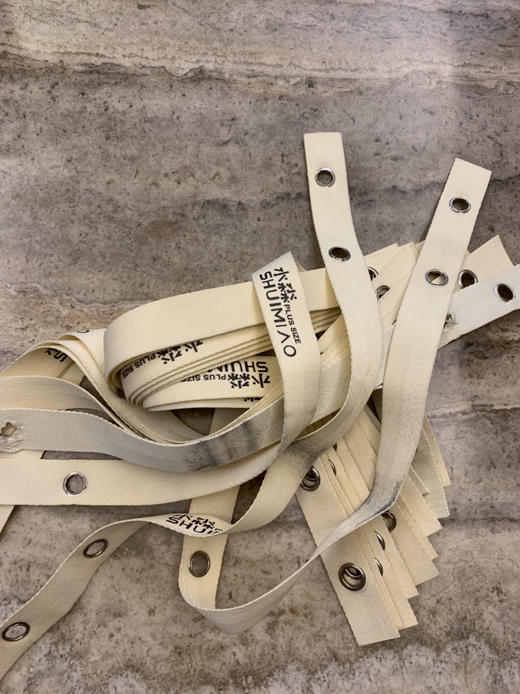 【约20个左右】水淼专卖店挂裤子衣服用的纯棉带子 水淼配件 商品图0