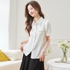 娜璐多 钉珠气质OL精致衬衫女2023夏季新款法式设计感上衣女清新衬衣百搭 商品缩略图1
