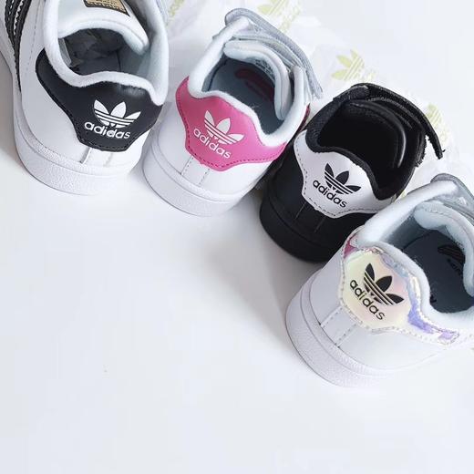 年后发！ins风亲子款穿搭经典金标贝壳头三叶草复古鞋子儿童装 商品图1