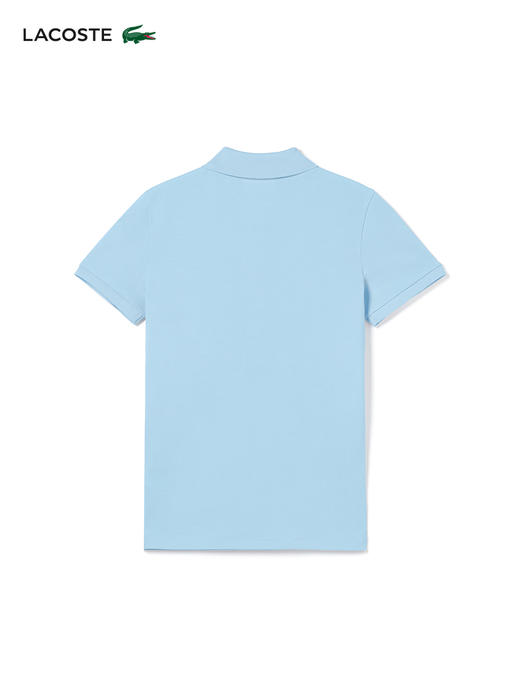 【海南专供价】Lacoste法国鳄鱼女士新款经典纯色直筒POLO衫短袖PF5462-98 商品图2