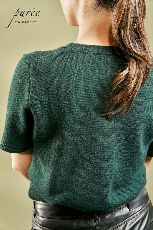 #1967 「 SHORT-SLEEVE TEE」100%CASHMERE 短袖羊绒T恤 商品图2