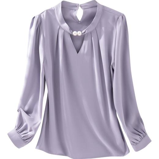 娜璐多 韩版时尚气质镂空雪纺衬衫女2023早秋新款设计感小众别致上衣衬衣 商品图4