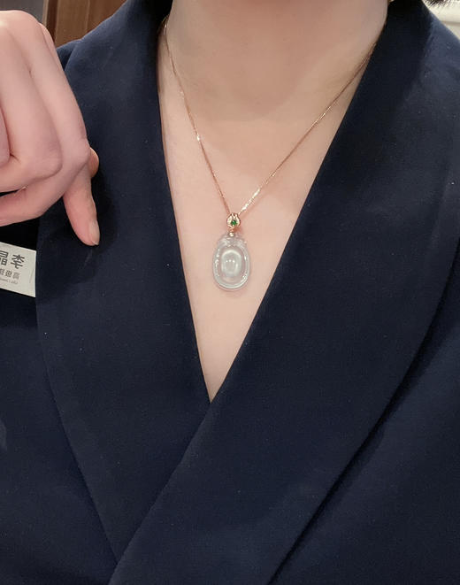 【吉祥如意】清透如意璧挂坠   GZ12211085 商品图8