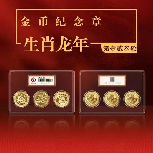 【预定】龙年生肖纪念章套装 封装版 商品图1