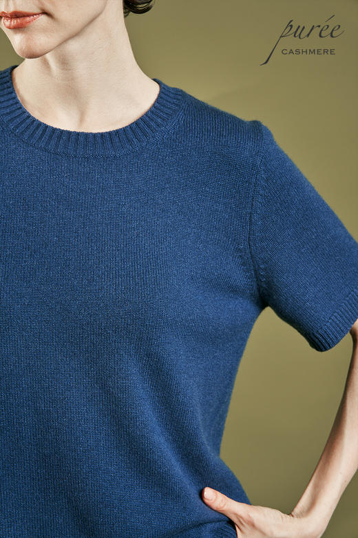 #1967 「 SHORT-SLEEVE TEE」100%CASHMERE 短袖羊绒T恤 商品图3