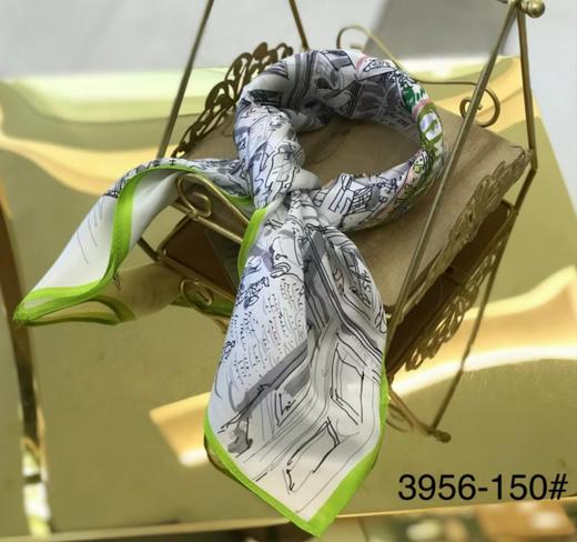 优品堂【缀点】桑蚕丝50x50方巾 商品图8