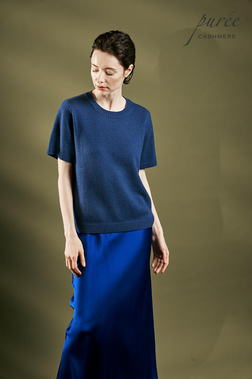 #1967 「 SHORT-SLEEVE TEE」100%CASHMERE 短袖羊绒T恤 商品图2