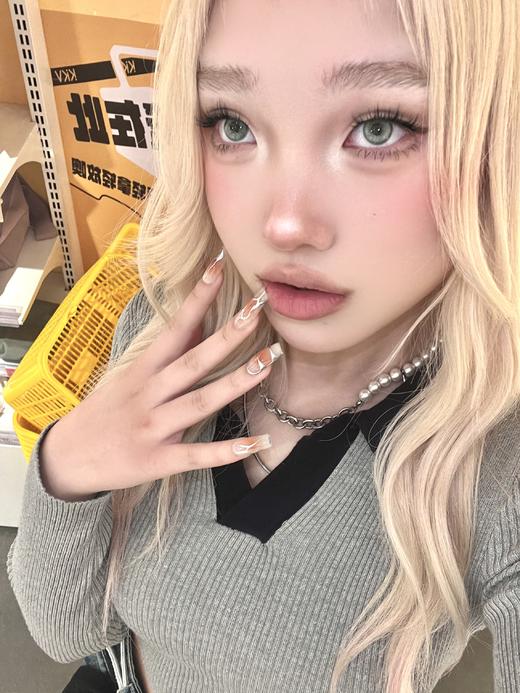 Pokerkaty旗下 绿光森林&甜杏罐头｜14.0mm白狮参考着色中等直径｜半年抛 2片 商品图6