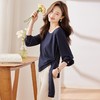 娜璐多 初秋法式设计感飘带收腰衬衫女2023新款别致上衣女气质遮肚子小衫 商品缩略图3