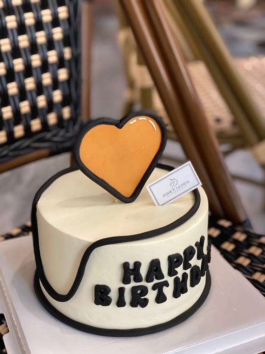 爱心翻糖奶油蛋糕 商品图0