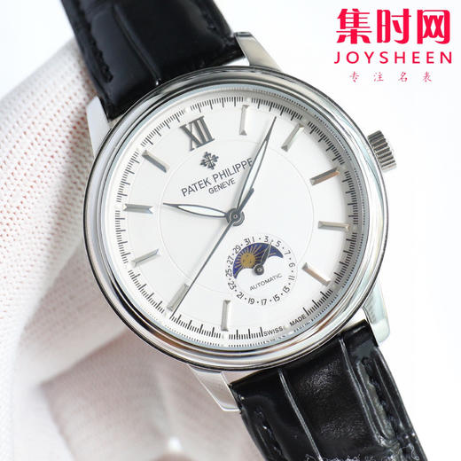 百达翡丽PP 复杂计时月相系列 男士机械腕表 雕花新款 商品图3