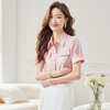 娜璐多 钉珠气质OL精致衬衫女2023夏季新款法式设计感上衣女清新衬衣百搭 商品缩略图0