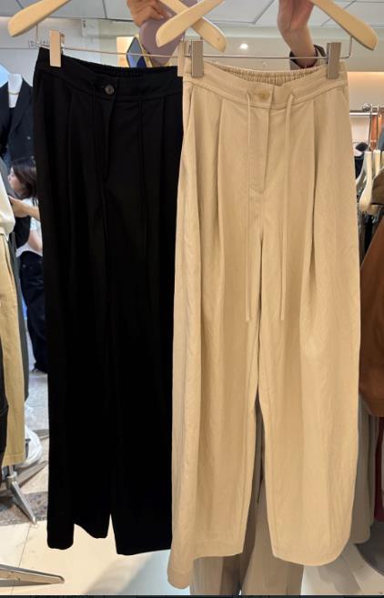 【门店同款】秋季实用主义-韩版极简阔腿裤 154411523 商品图0