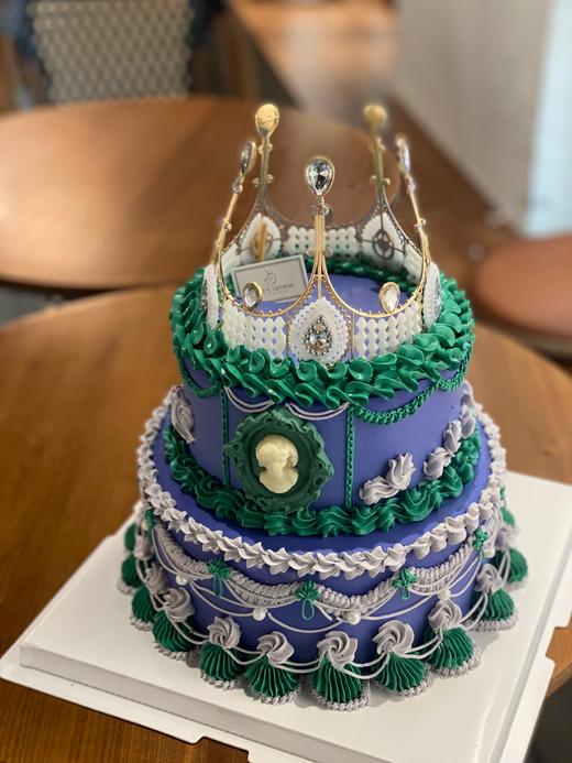 重工复古裱花奶油蛋糕 商品图1