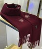 优品堂【唯美世界】100%羊毛绣花围巾 商品缩略图7