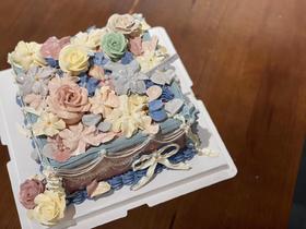 重工方形裱花蛋糕