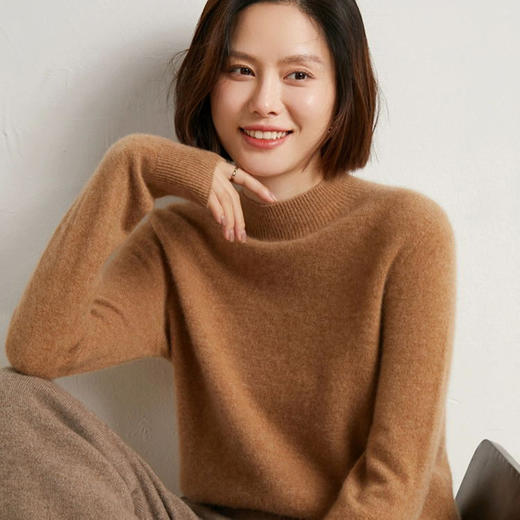 【群团团专享】Avann平面半高领羊毛衫纯羊毛XX-8105 商品图5
