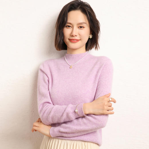 【群团团专享】Avann平面半高领羊毛衫纯羊毛XX-8105 商品图7