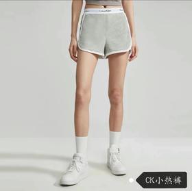 4楼CK Underwear [摩登引力带] 女士循环提花家居睡裤辣妹运动短裤 货号：QS5982吊牌价：490现价：441