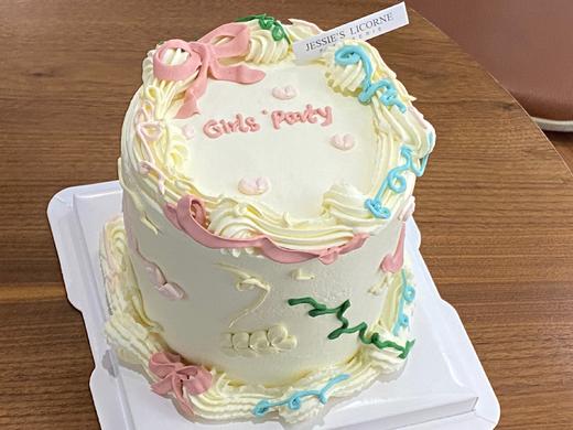 可爱裱花奶油蛋糕 商品图0